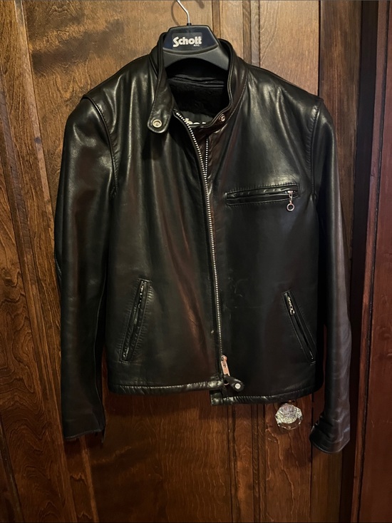 Schott NYC Other - Schott NYC Black Leather Bomber Jacket